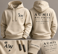 AUNII WRLDWIDE Hoodie — Cream